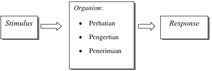 Gambar 2.5. Bagan teori S-O-R 
