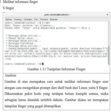 Gambar di atas merupakan cara untuk melihat informasi finger user 