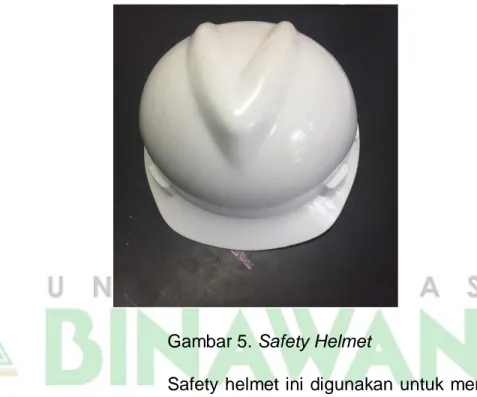 Gambar 5. Safety Helmet 