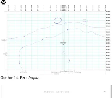 Gambar 12. Data Sub bottom  profiler line 12. 