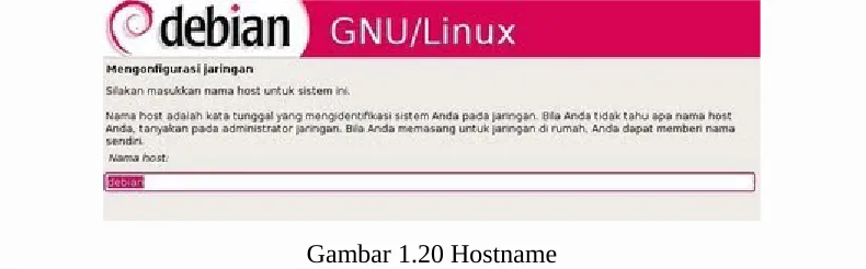 Gambar 1.20 Hostname