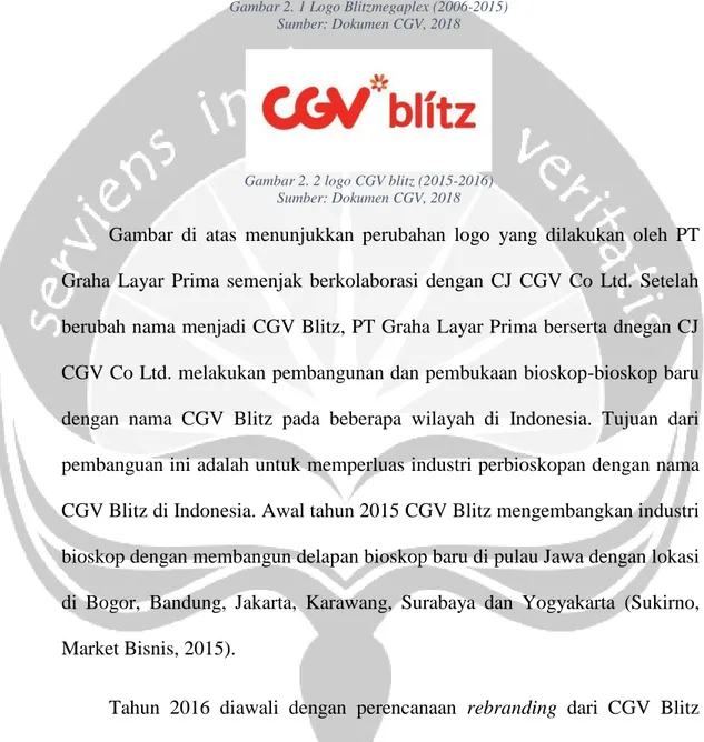 Gambar 2. 1 Logo Blitzmegaplex (2006-2015)  Sumber: Dokumen CGV, 2018 