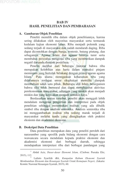 BAB IV HASIL PENELITIAN DAN PEMBAHASAN A.