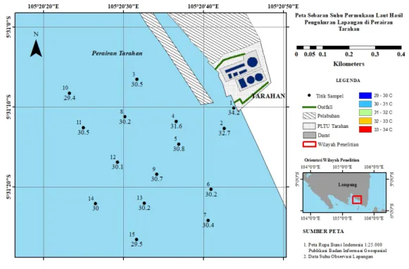 Tabel 1. Nilai Kesalahan Suhu Permukaan Laut 