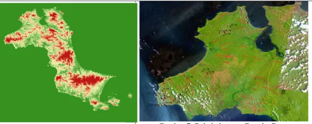 Gambar 5. Data  DEM dengan ArcGIS 