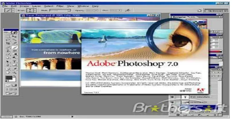 Gambar 3.1 Adobe Photoshop® Sumber:  www.brothersoft.com