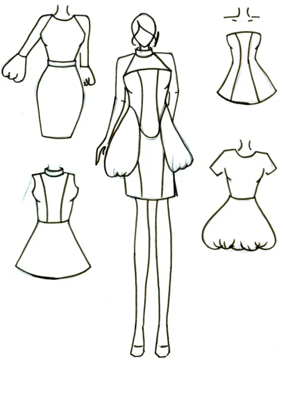 Gambar 4. Desain Sketching 