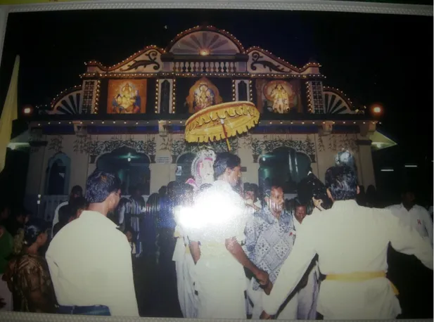 Gambar Kuil Shri Mariamman Kota Binjai tahun 2000 