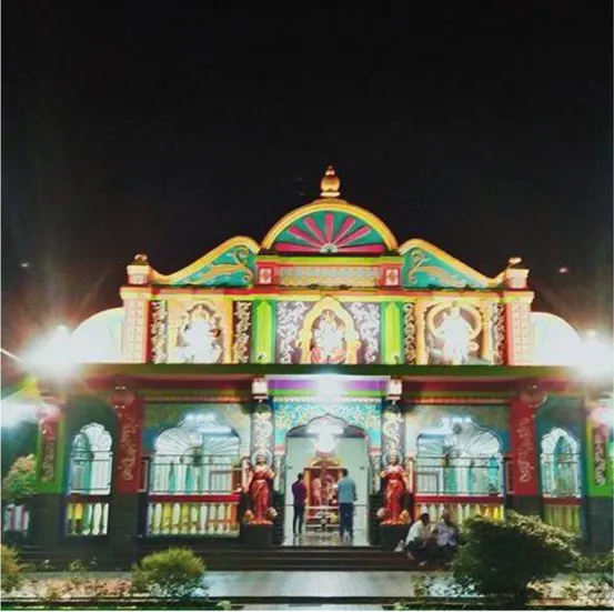 Gambar Kuil Shri Mariamman Kota Binjai tahun 2017 
