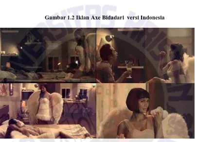Gambar 1.2 Iklan Axe Bidadari  versi Indonesia 