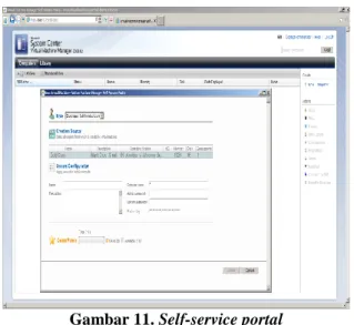 Gambar 11. Self-service portal 