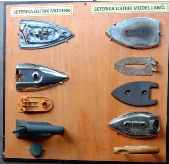 Gambar 1. Perbedaan Seterika Listrik 