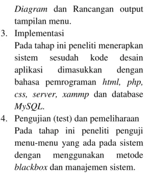 Gambar 1: Sistem Yang Berjalan 