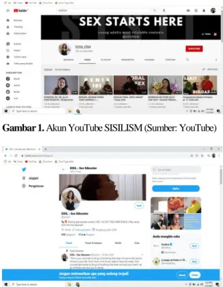 Gambar 2. Akun Twitter @sisilism (Sumber: Twitter) 