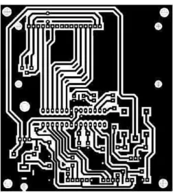 Gambar 20. Layout PCB Pandangan Bawah 