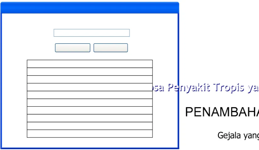 Gambar 3.18. Design form menambah Gejala Baru 