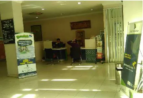 Gambar 2: Tempat melayani nasabah perbankan PT. Bank Sulselbar Syariah yang dilakukan oleh Customer Service