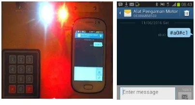Gambar 19. Tampilan pesan balasan sms dari alat yang berisi link lokasi keberadaan alat 