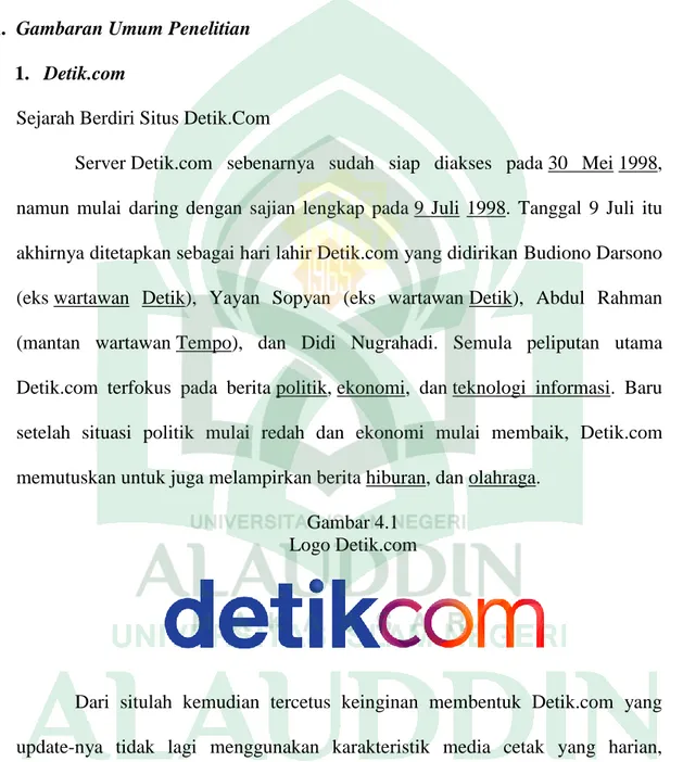 Gambar 4.1  Logo Detik.com 