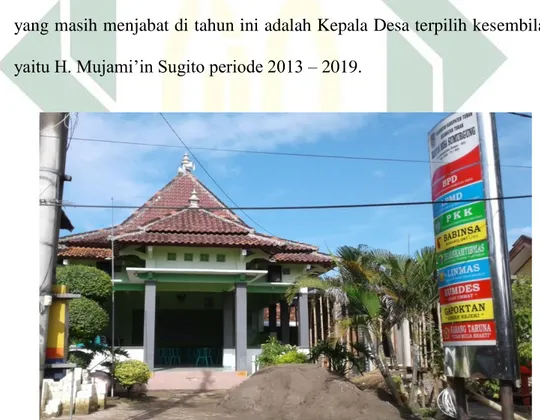 Gambar 4.2 Balai Desa Sumurgung  (Sumber: Dokumen Pribadi, 2017) 