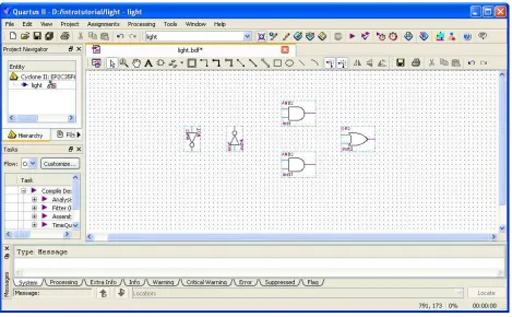 Figure 16. Import the gate symbols into the Graphic Editor window.