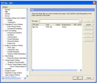 Figure 16. Settings window.