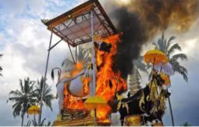 Gambar : Upacara Ngaben 