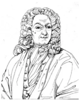 Gambar 3.1: Johann Bernoulli (1667 - 1748), matematikawan dari Swiss yang mempelajari pantulan dan refraksi cahaya, lintasan ortogonal dari keluarga kurva, dan brachistochrone yang merupakan cikal bakal kalkulus variasi