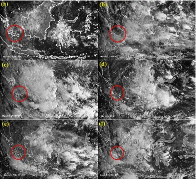 Gambar 3. 5. Citra satelit yang menunjukkan keadaan awan di langit Indonesia 