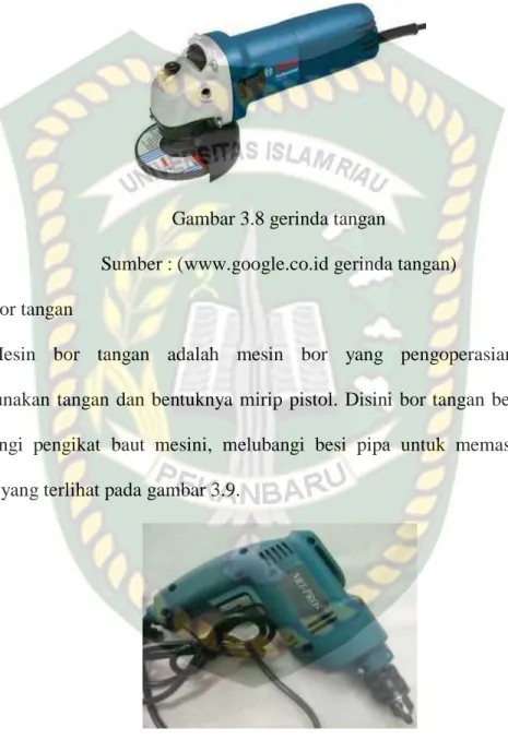Gambar 3.8 gerinda tangan 