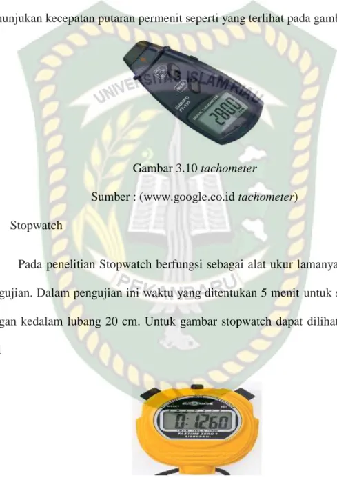 Gambar 3.10 tachometer 