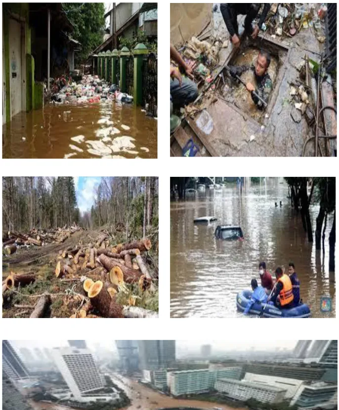 Gambar Beberapa Faktor Penyebab Banjir 