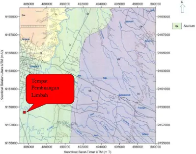 Gambar 2.6 Peta Geologi Daerah Penelitian. 