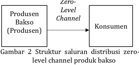 Gambar 2 Struktur saluran distribusi zero-
