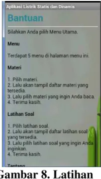 Gambar 8. Latihan 