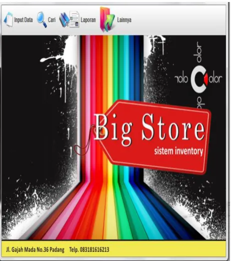 Gambar 5. Layout Menu Utama 
