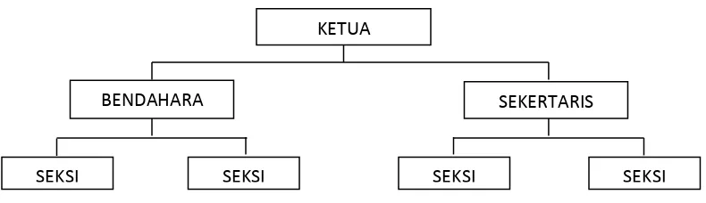 Gambar 2.3 Bagan Struktur Organisasi Lini 