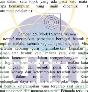 Gambar 2.5. Model Sarang (Nested) 