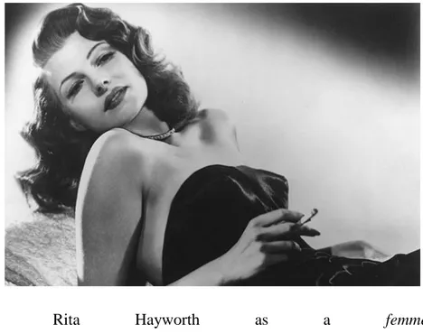 Fig.  2.  Rita  Hayworth  as  a  femme  fatale 