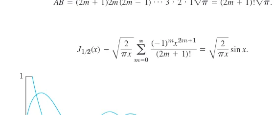 Fig. 111.Bessel functions J1>2and J�1>2