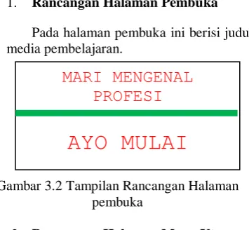 Gambar 3.1 Struktur Sistem pengenalan profesi  