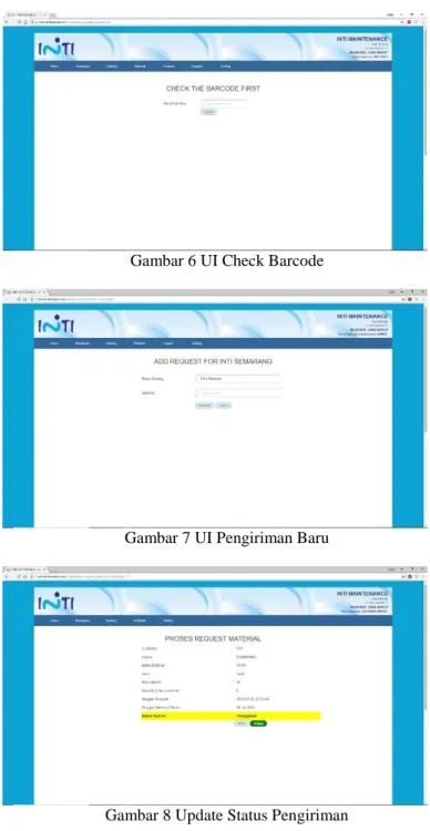 Gambar 6 UI Check Barcode 
