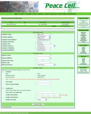 Gambar 10. Halaman edit delivery data 