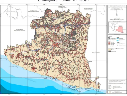 Gambar 4. Peta Kesesuaian Penggunaan Tanah dengan RTRW Kabupaten Gunungkidul Tahun 2010-2030