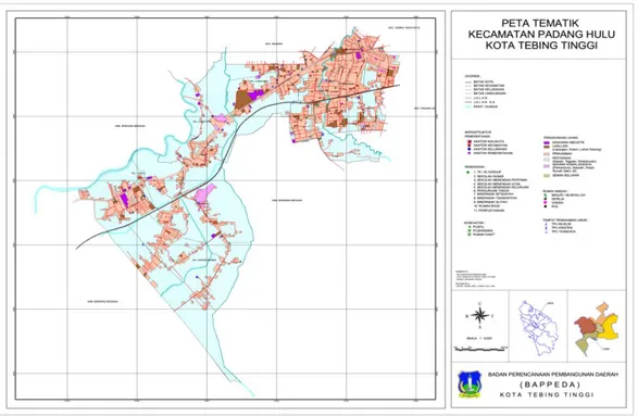 Gambar 3.1 Peta Kecamatan Padang Hulu 38