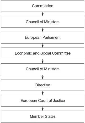 Figure 4.1 The EU process for formulating and passing legislation.