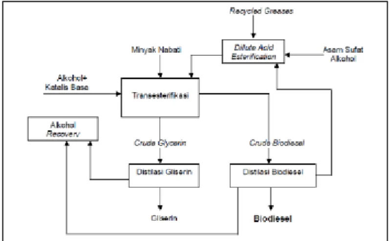 Gambar 2.2a. Blok Diagram Proses Produksi Biodiesel (Rahayu, 2015) 