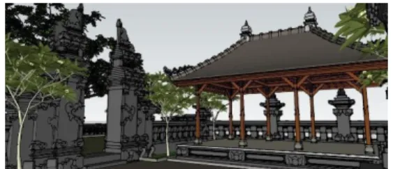 Gambar 5.5 Konsep Tembok Penyengker di 