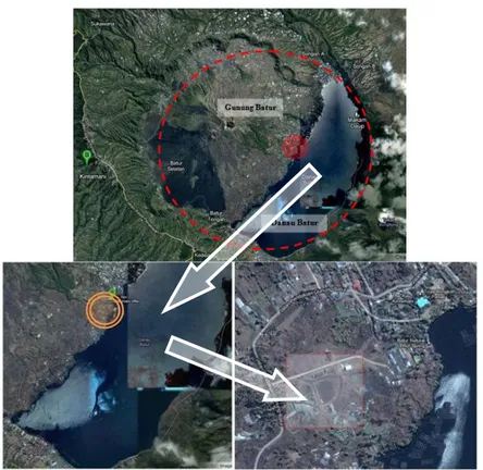 Gambar 1. Lokasi Studi di Pemandian Air Panas Toyabungkah  (Sumber: google.maps.com, 2014) 