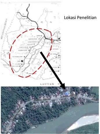 Gambar 1. Peta Lokasi Penelitian Wilayah DAS  Rawa Tripa, Nagan Raya (Sumber: Kecamatan 